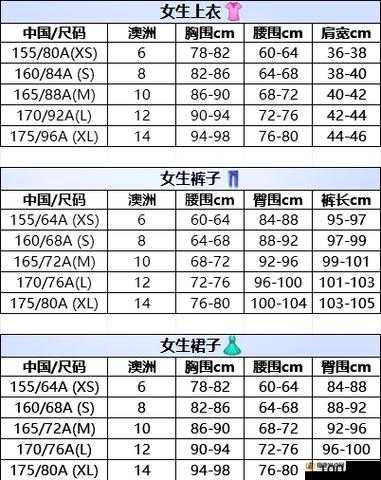 欧洲 M 码尺寸范围 亚洲 S 码尺寸范围-详细对比与穿搭指南